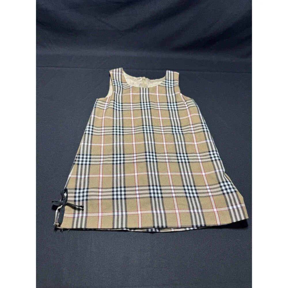 VTG Cottontail Originals Girls' 2T Plaid Dress US Made Preppy Retro Classic